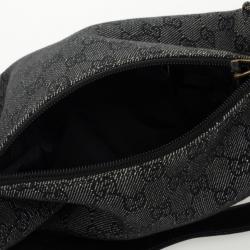 مملوكة مسبقًا Gucci Denim GG Fabric Small Shoulder Bag