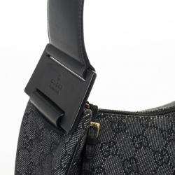مملوكة مسبقًا Gucci Denim GG Fabric Small Shoulder Bag