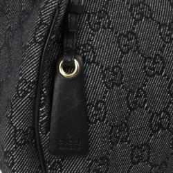 مملوكة مسبقًا Gucci Denim GG Fabric Small Shoulder Bag