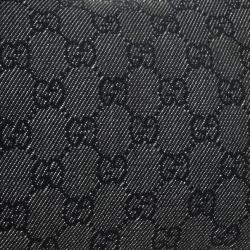 مملوكة مسبقًا Gucci Denim GG Fabric Small Shoulder Bag