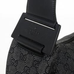 مملوكة مسبقًا Gucci Denim GG Fabric Small Shoulder Bag