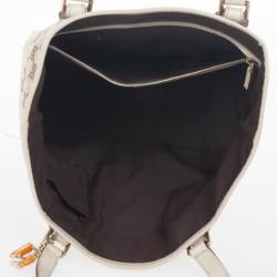 Pre Owned Gucci Cream GG Jolicoeur Medium Tote Bag