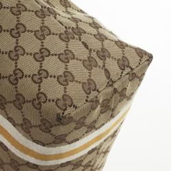 Pre Owned Gucci Cream GG Jolicoeur Medium Tote Bag