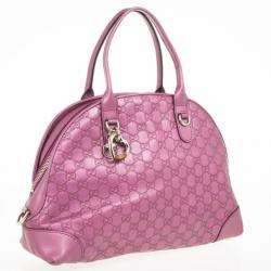 مملوكة مسبقًا Gucci Guccissima Heart Bit Medium Top Handle Dome Bag