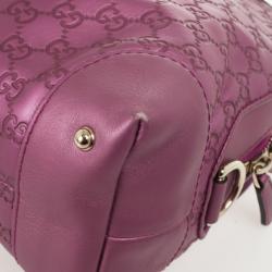 مملوكة مسبقًا Gucci Guccissima Heart Bit Medium Top Handle Dome Bag