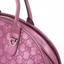 مملوكة مسبقًا Gucci Guccissima Heart Bit Medium Top Handle Dome Bag