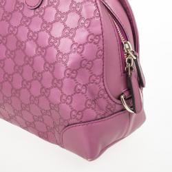 مملوكة مسبقًا Gucci Guccissima Heart Bit Medium Top Handle Dome Bag