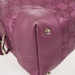 مملوكة مسبقًا Gucci Guccissima Heart Bit Medium Top Handle Dome Bag