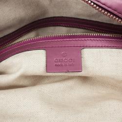 مملوكة مسبقًا Gucci Guccissima Heart Bit Medium Top Handle Dome Bag