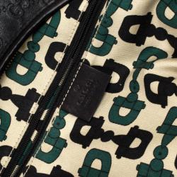 Pre Owned Gucci Black Guccissima Abbey D-Ring Hobo 