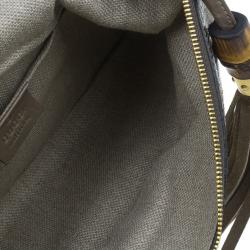 Pre Owned Gucci Multicolor Python Bamboo Tassel Clutch