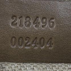 Pre Owned Gucci Multicolor Python Bamboo Tassel Clutch