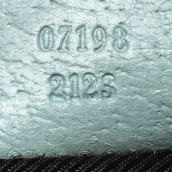 Pre Owned حقيبة صغيرة غوتشي بوت جلد و كانفاس جي جي بيج و أزرق