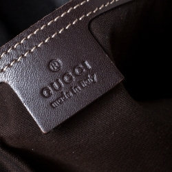 مملوكة مسبقًا Gucci Beige/Brown GG Supreme Canvas and Leather Medium Carry On Duffle Bag