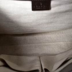 مملوكة مسبقًا حقيبة كتف غوتشي سلسلة إميلي كبيرة جلد غوتشيسيما زرقاء كحلية