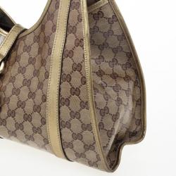 Pre Owned Gucci Crystal GG Joy Pushlock Bardot Medium Hobo Bag