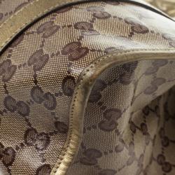 Pre Owned Gucci Crystal GG Joy Pushlock Bardot Medium Hobo Bag