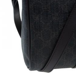 Pre Owned Gucci Brown Coated Canvas Medium Nice GG Supreme Boston Bag