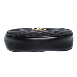 Pre Owned حقيبة غوتشي حزام مارمونت GG  جلد ماتيلاس حمراء