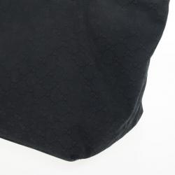 Gucci Black Monogram GG Canvas Tote