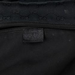 Gucci Black Monogram GG Canvas Tote