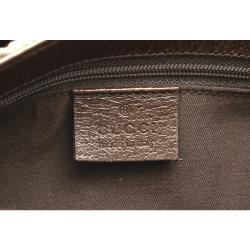 Pre Owned Gucci Beige/Brown GG Canvas Leather Belt Bag