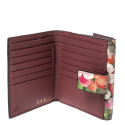Gucci Multicolor Blooms GG Canvas French Flap Wallet