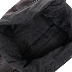 Pre Owned Gucci Black Sukey Leather Hobo