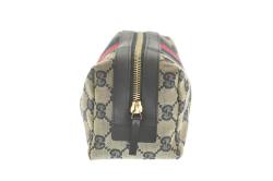 مملوكة مسبقًا Gucci Beige/Brown GG Canvas Vintage Pouch