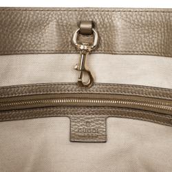 Pre Owned Gucci Beige/Ebony Bella Original Canvas GG Tote 