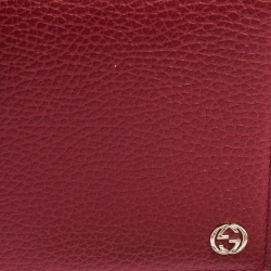 مملوكة مسبقًا Gucci Red Leather Betty Wallet on Chain