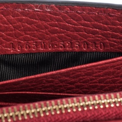 مملوكة مسبقًا Gucci Red Leather Betty Wallet on Chain
