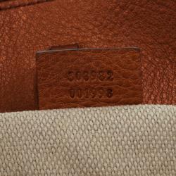 Pre Owned Gucci Soho Metallic Leather Shoulder Bag 