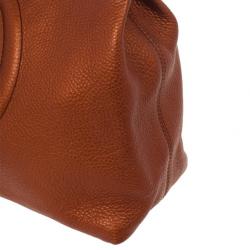 Pre Owned Gucci Soho Metallic Leather Shoulder Bag 