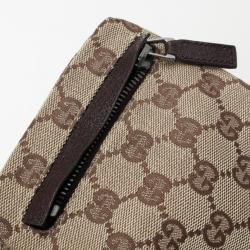 Pre Owned Gucci Brown Monogram Belt Bag