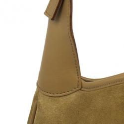 مملوكة مسبقًا Gucci Beige Suede Large Jackie O Shoulder Bag