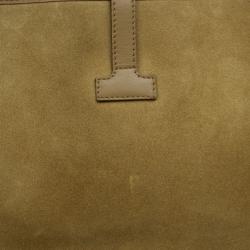 مملوكة مسبقًا Gucci Beige Suede Large Jackie O Shoulder Bag