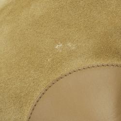 مملوكة مسبقًا Gucci Beige Suede Large Jackie O Shoulder Bag