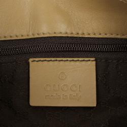 مملوكة مسبقًا Gucci Beige Suede Large Jackie O Shoulder Bag