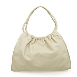 Pre Owned Gucci Leather Drawstring Hobo Handbag