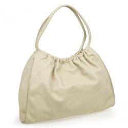 Pre Owned Gucci Leather Drawstring Hobo Handbag