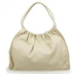 Pre Owned Gucci Leather Drawstring Hobo Handbag