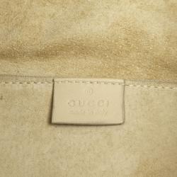 Pre Owned Gucci Leather Drawstring Hobo Handbag