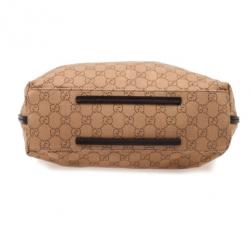 مملوكة مسبقًا Gucci Light Brown Denim GG Tote