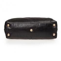 مملوكة مسبقًا Gucci Black Leather Babouska Flap Satchel