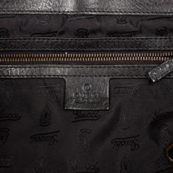 مملوكة مسبقًا Gucci Black Leather Babouska Flap Satchel