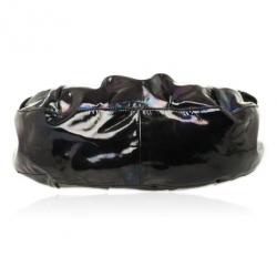 Pre Owned Gucci Black Iridescent Leather Icon Bit Medium Hobo