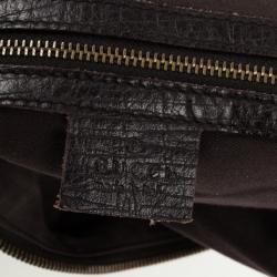 Pre Owned Gucci Monogram Horsebit Hobo Bag