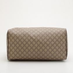 مملوكة مسبقًا Gucci GG Plus Tattoo Hearts And Roses Large 'Joy' Boston Satchel  