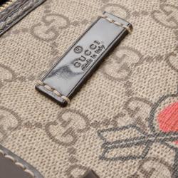 مملوكة مسبقًا Gucci GG Plus Tattoo Hearts And Roses Large 'Joy' Boston Satchel  